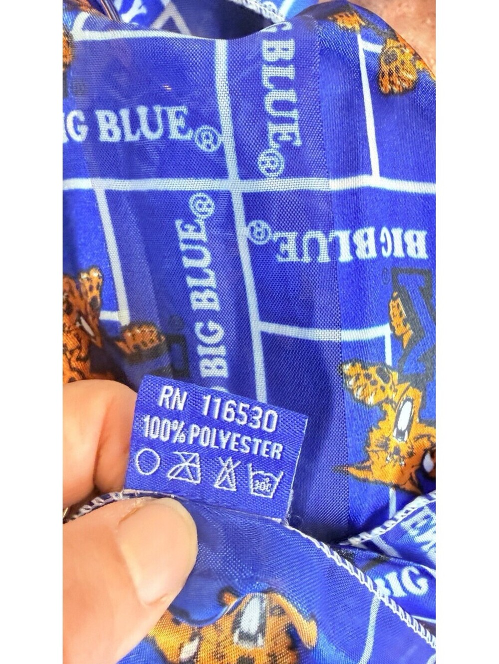 University of Kentucky Wildcats Scarf GO BIG BLUE 100% Polyester 58" x12 SANDOL - Picture 6 of 7